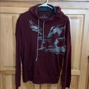 Long sleeve men’s hooded tshirt